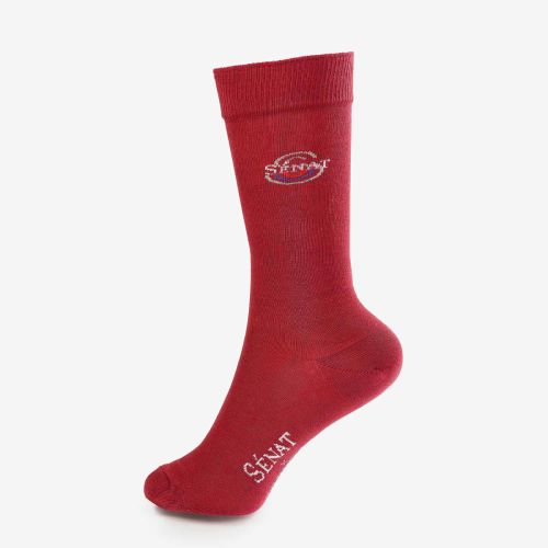 Chaussettes bordeaux 43/45 Sénat - Fil d'Ecosse