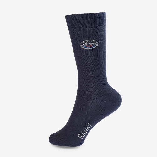 Chaussettes marine 43/45 Sénat - Fil d'Ecosse