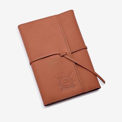 Carnet de voyage A5 cognac Sénat