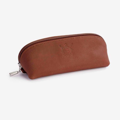 Trousse à maquillage "Phébé" FOURES fauve