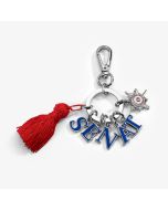 Porte-clés Sénat avec pompon